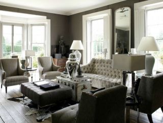 现代简约欧式家具风格客厅效果图欣赏