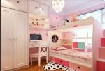 小户型儿童房间高低床设计装修效果图片