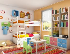 简约风格儿童房 儿童卧室组合家具