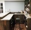 半开放式小厨房家居吧台装修效果图大全