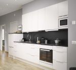 现代风格小户型厨房整体橱柜效果图