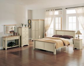 松木卧室家具 现代风格家具