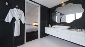 30平米主卧室 黑白现代风格
