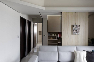 南京装修样板房 原木两居室样板房案例