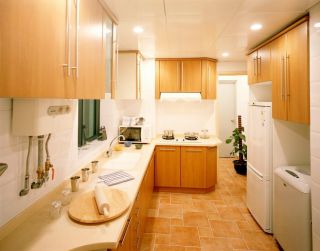 小户型厨房整体橱柜装修效果图大全2023图片