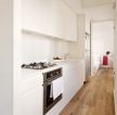 70平米两室一厅小厨房装修装饰效果图长方形