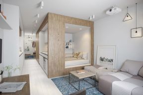 30平米客厅简单 单身公寓户型