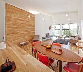30平米客厅简单 实木家具图片