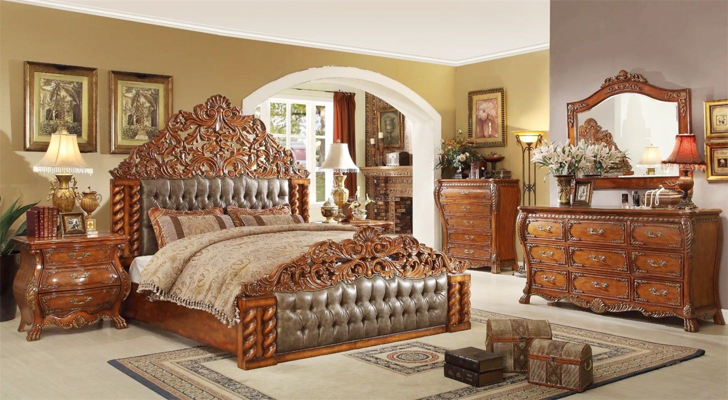 古典欧式卧室床头背景