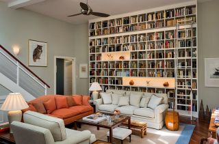  复式楼书房客厅设计图片库