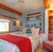 地中海风格松木家具卧室效果图片