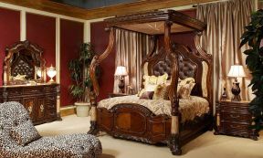 豪华家居卧室图片 美式古典家具