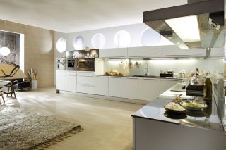 现代风格碳钢厨柜