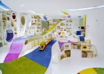 现代儿童书馆建筑书架设计 