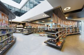 现代书馆建筑设计 创意书架
