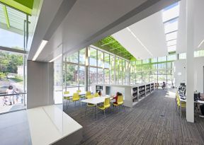 现代建筑风格书馆设计 