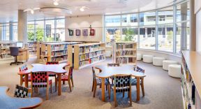 现代书馆建筑设计 高端幼儿园装修
