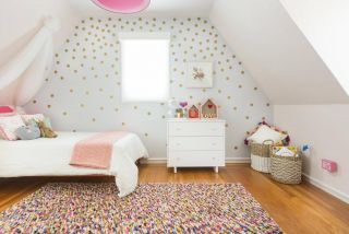 房屋女生卧室地毯装饰图片