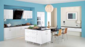 现代风格室内设计整体厨房颜色效果图