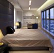 现代化新房设计床软包背景墙效果图