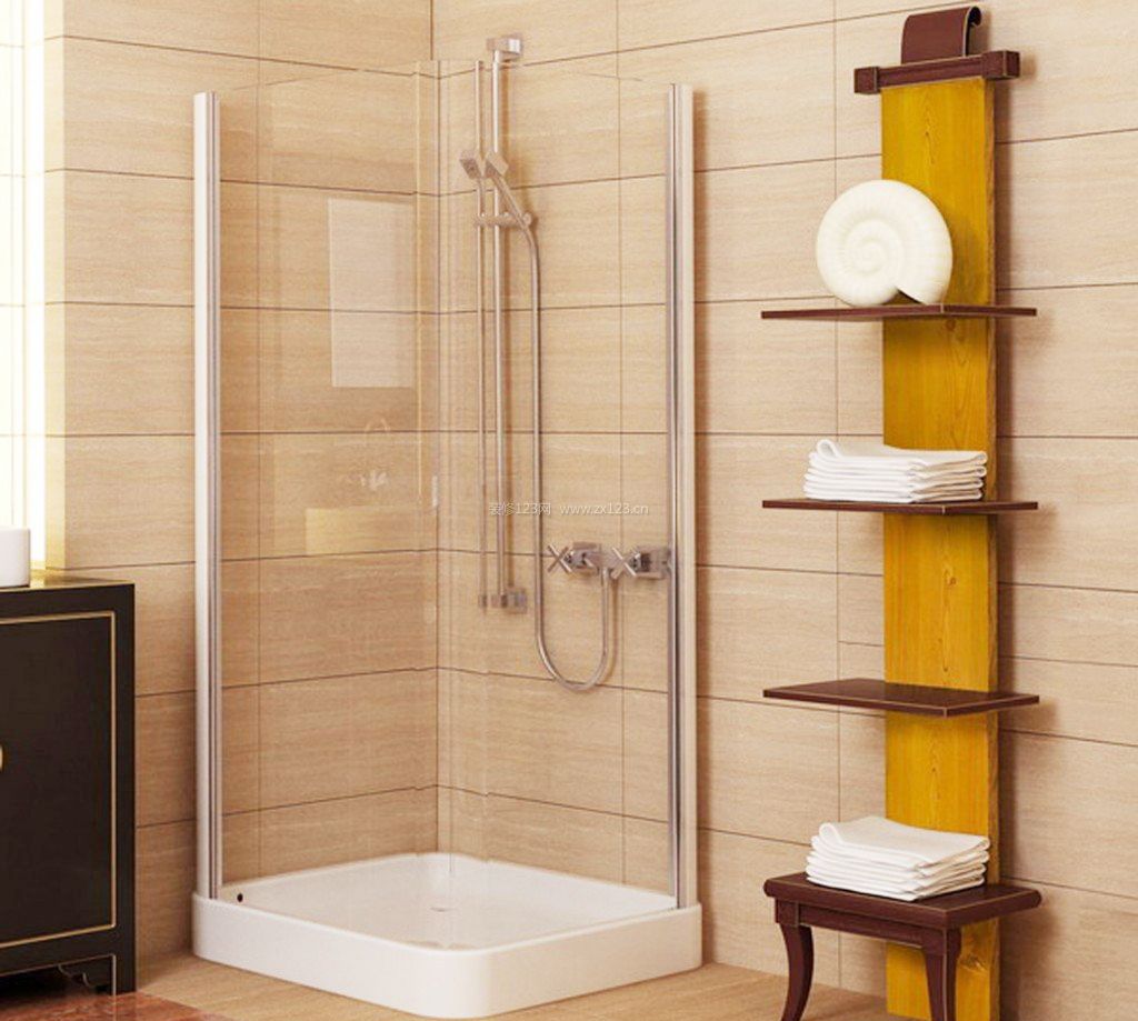 东南亚风格卫生间淋浴房装修效果图片