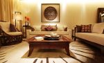 东南亚风格客厅沙发摆放装修效果图片大全