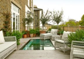 花园阳台 游泳池设计