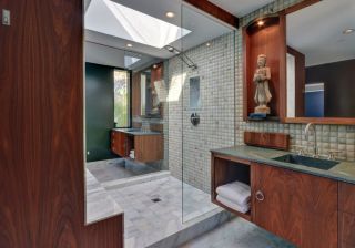 东南亚风格卫生间浴室柜装修效果图片