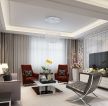 最新现代简欧风格客厅组合沙发装修效果图片