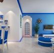 地中海家具风格家庭装修电视墙效果图