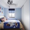 蓝白地中海儿童房间装修实景图