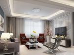 最新现代简欧风格客厅组合沙发装修效果图片