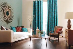 小户型客厅装饰设计 欧式窗帘