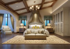 新古典卧室床缦装修效果图片