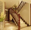 别墅中式风格室内楼梯设计