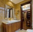 中式风格厕所浴室柜装修效果图片