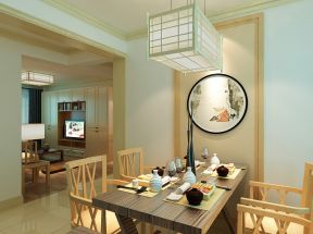 日式风格装修效果图 小户型餐厅背景墙