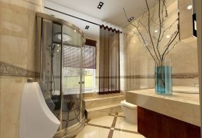 中式厕所 整体淋浴房