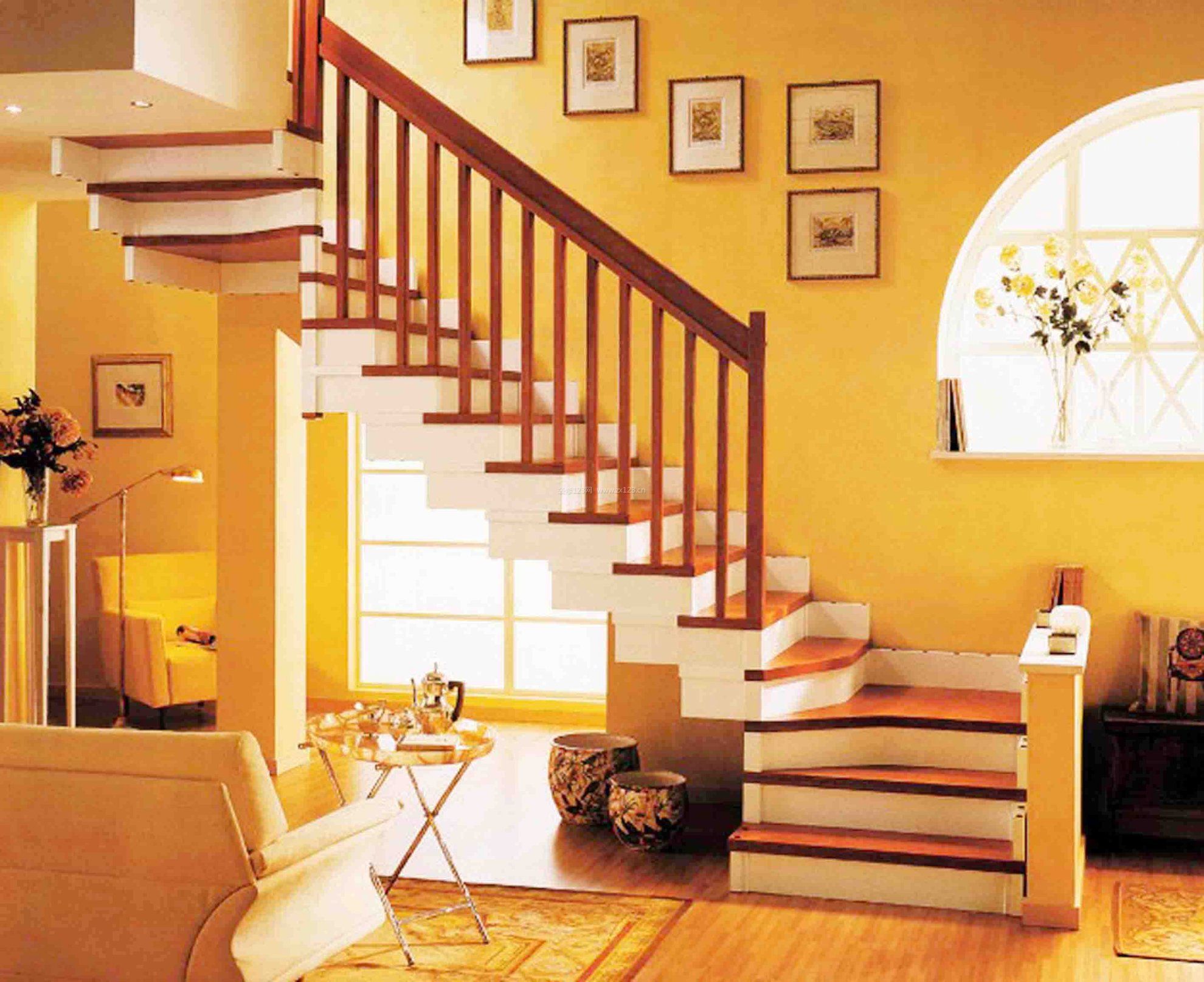 现代复式楼阁楼楼梯图片
