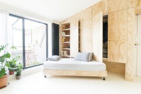 小户型客厅卧室 小户型实木装修效果图片