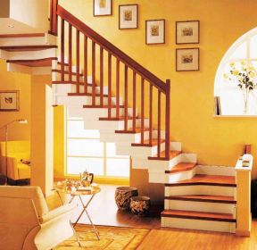 现代复式楼阁楼楼梯图片-每日推荐