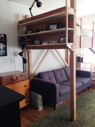 单身公寓小户型客厅卧室设计