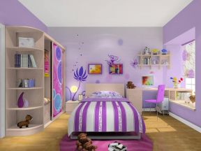 儿童房间布置效果图 三室现代风格装修效果图