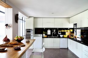 小居室厨房 黑白风格装修效果图