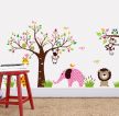 儿童房间背景墙装修图