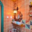 90平米三居室卫生间瓷砖颜色装修效果图片