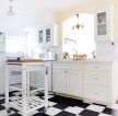 黑白现代风格欧式小户型厨房效果图