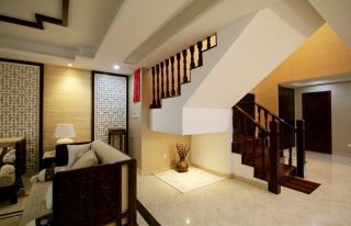 中式家居复式楼梯设计
