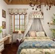美式乡村风格家装床缦效果图片