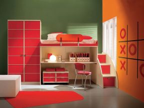 最新儿童书房家具装修设计效果图片欣赏